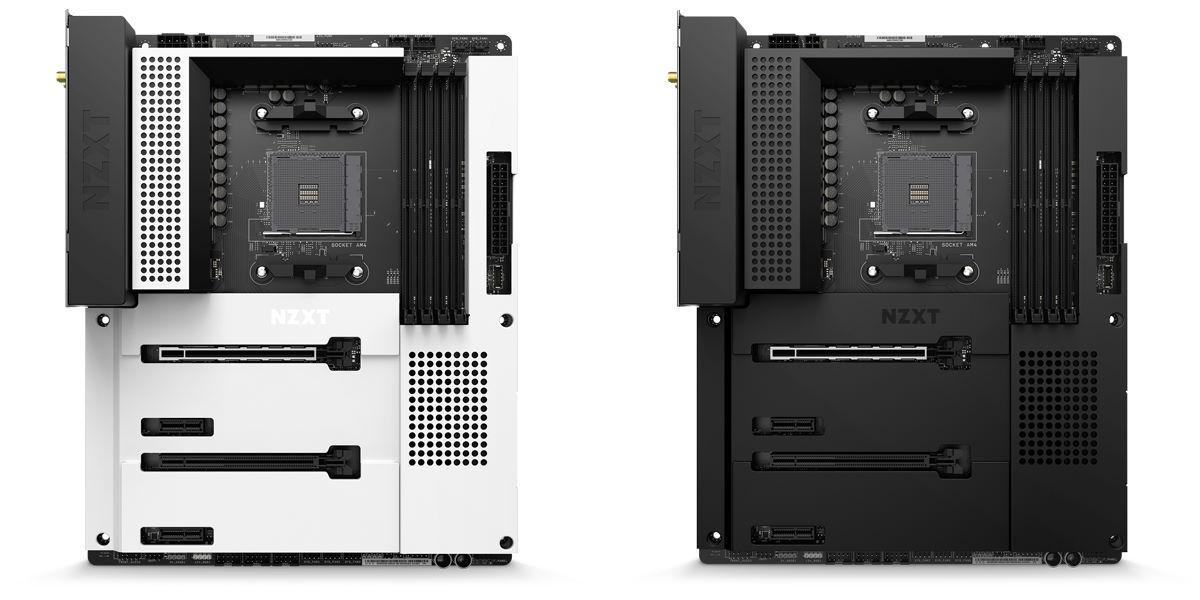 NZXT เปิดตัวเมนบอร์ด N7 B550 รองรับซีพียู AMD Ryzen 5000 Series 1 NZXT MB B550 01