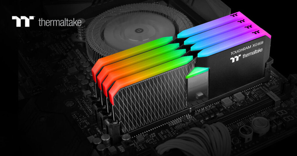 Thermaltake เปิดตัว TOUGHRAM XG RGB DDR4 (16GB Kit 8GBx2) ความเร็ว 3600, 4000, 4400 และ 4600MHz