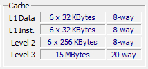 CPU-Z โปรแกรมตรวจสอบซีพียู มีแล้ว ดูยังไง (ตอนที่ 1) 7 Cache CPU Z Image 001