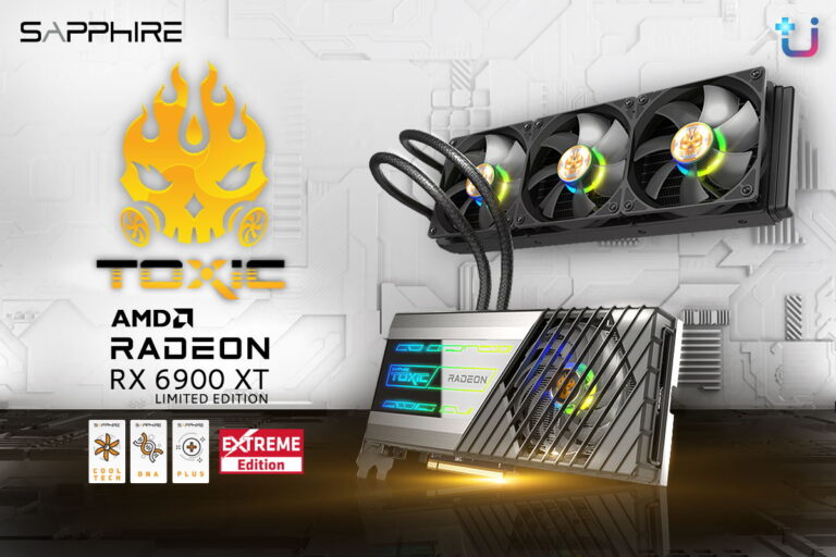 SAPPHIRE TOXIC AMD Radeon RX 6900 XT Extreme Edition การ์ดจอที่มาพร้อมชุดระบายความร้อนด้วยน้ำ