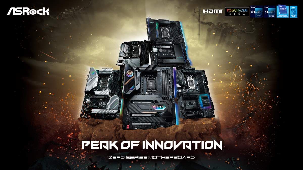 ASRock เปิดตัวเมนบอร์ด Z690 ซีรีส์ รองรับซีพียู อินเทล คอร์ เจนฯ 12 1 ASRock Z690 Series Cover