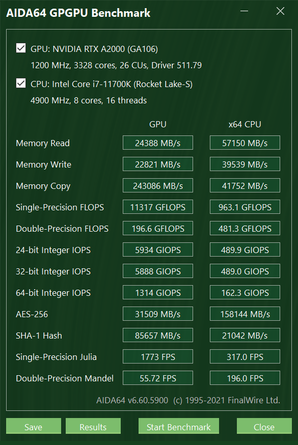 FinalWire เปิดตัว AIDA64 v6.70 เพิ่มข้อมูล GeForce RTX 3090 Ti และปรับปรุงการทดสอบประสิทธิภาพให้เข้ากับซีพียูใหม่อีกหลายรุ่น 5 gpgpu