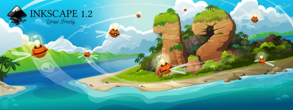 Inkscape 1.2 โปรแกรมวาดรูปและออกแบบกราฟิกที่ใช้งานได้ฟรี 2 1.2 opt