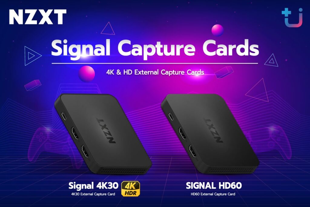 NZXT Signal Capture Card เปิดโลกใหม่ของการสตรีมที่ง่ายขึ้น และคมชัด ไม่ขัดจังหวะการเล่น 2 Nzxt 4K30 HD60 2