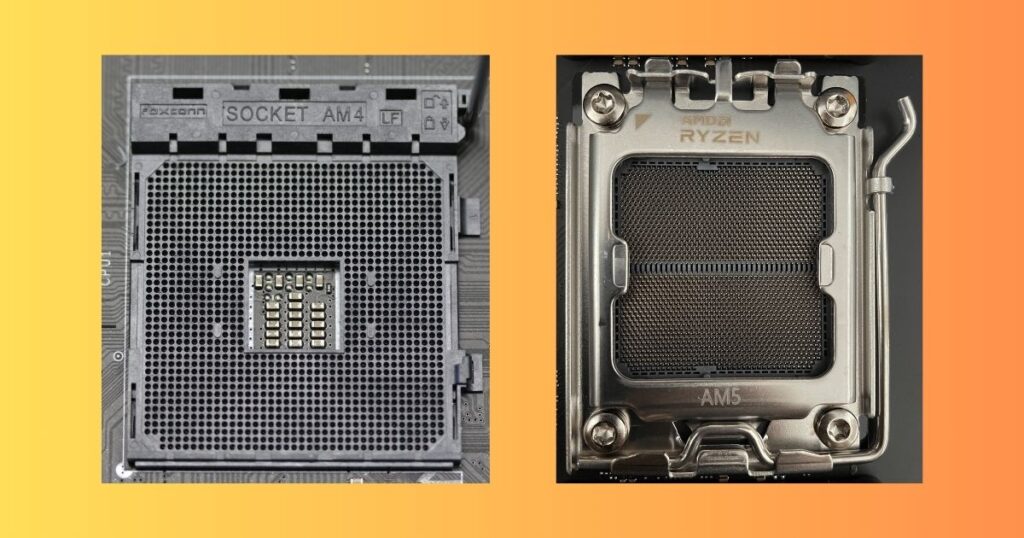 ทำความรู้จักซ็อกเก็ต AM5 ที่รองรับซีพียู AMD Ryzen 7000 Series 2 Socket AM4 AM5