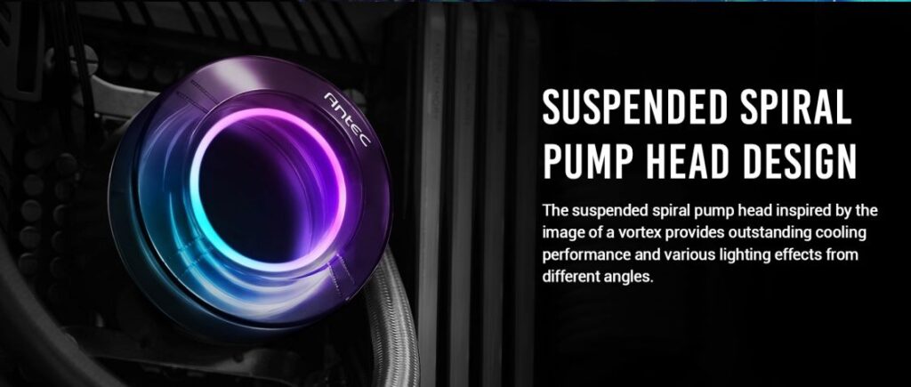Ascenti เปิดตัว Antec Vortex ARGB Series ชุดระบายความร้อนด้วยน้ำรุ่นใหม่ล่าสุด พลังน้ำวน เย็น สวยสะกด 2 1