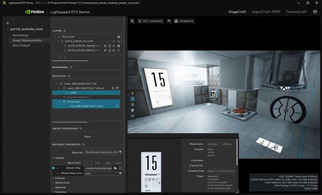 เบื้องหลังการชุบชีวิตม็อดเกมระดับตำนาน 'Portal: Prelude RTX' ด้วย NVIDIA RTX Remix 7 week66 rtx remix 2