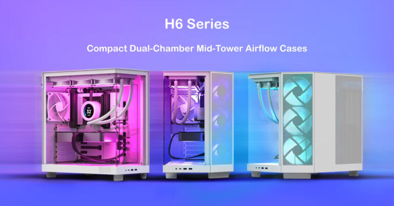 ascenti พร้อมวางจำหน่าย NZXT H6 SERIES เคสรุ่นใหม่ ดีไซน์สุดล้ำ