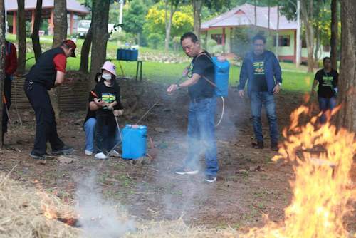 EPSON จัดซีเอสอาร์ “เรื่องจริงของคนตีไฟ” 7 ฐานถังฉีดน้ำ