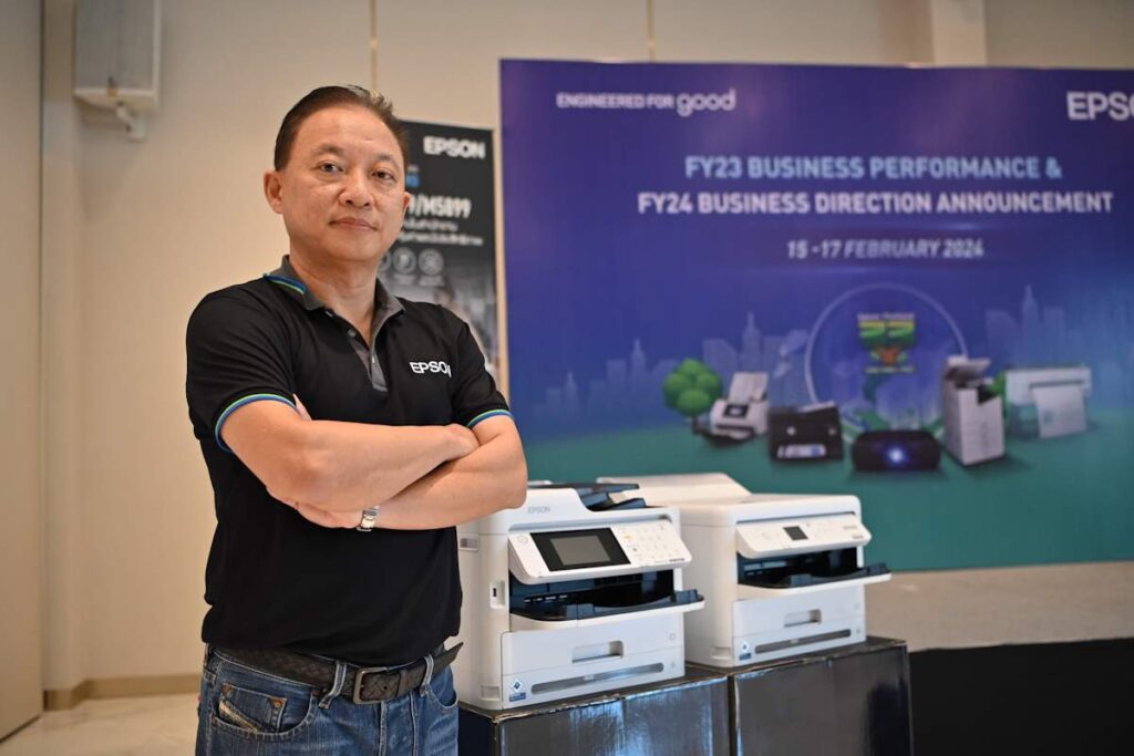EPSON โชว์แกร่งโตสวนตลาด รับครบรอบ 33 ปี พร้อมเตรียมเปิดศูนย์โซลูชั่นรวมเทคโนโลยีเพื่อความยั่งยืน 4 Epson 554