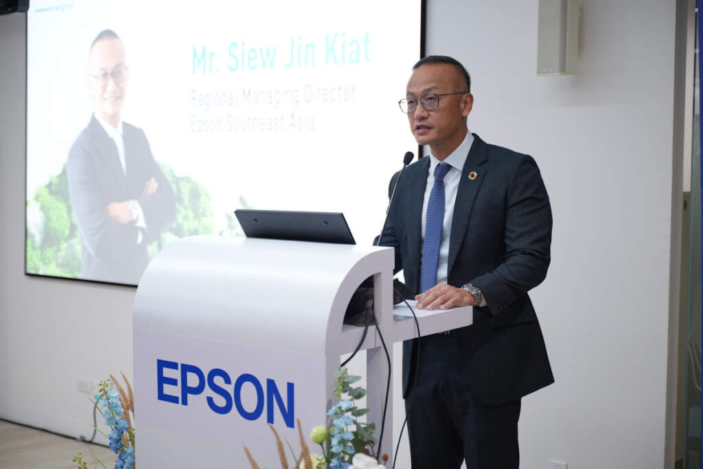 เอปสัน ประเทศไทยเปิดโซลูชั่น เซ็นเตอร์ รวมครบทุกนวัตกรรมผสานความยั่งยืน ตอบโจทย์การปรับตัวของลูกค้า B2B 3 มร.ซิ่ว จิน เกียด Epson