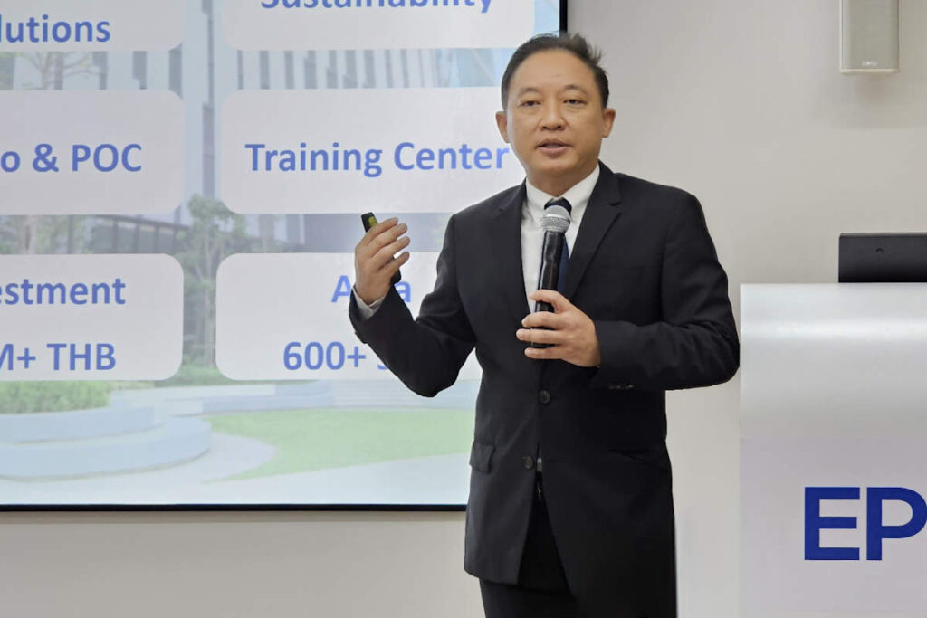 เอปสัน ประเทศไทยเปิดโซลูชั่น เซ็นเตอร์ รวมครบทุกนวัตกรรมผสานความยั่งยืน ตอบโจทย์การปรับตัวของลูกค้า B2B 4 ยรรยง มุนีมงคลทร Epson 1