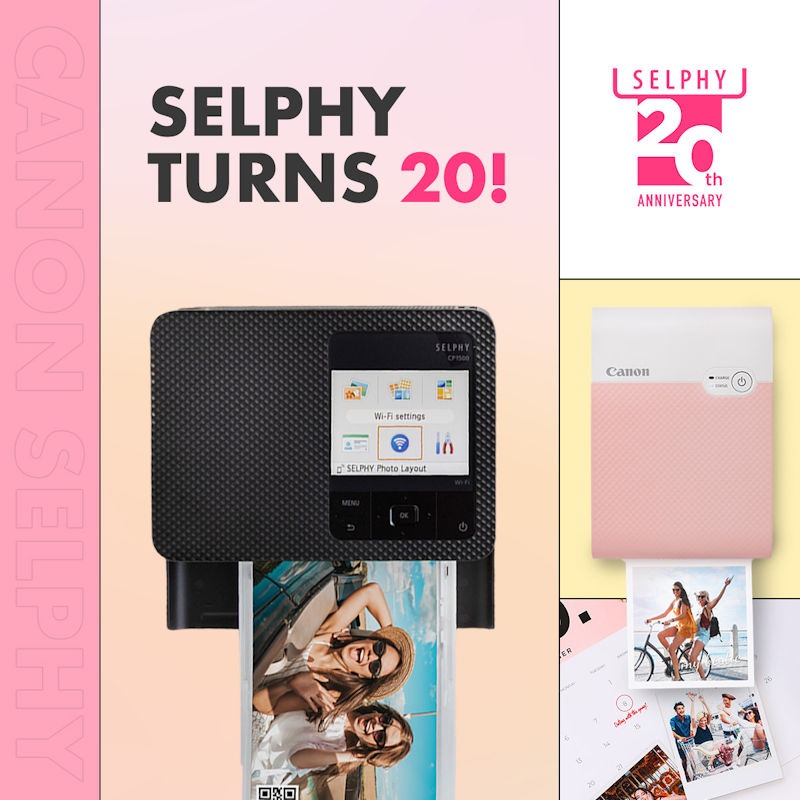 Canon ฉลองครอบรอบ 20 ปี เครื่องพิมพ์ภาพพกพา "SELPHY" ด้วยยอดขายทั่วโลกได้มากกว่า 17 ล้านเครื่อง 6 Canon SELPHY 02