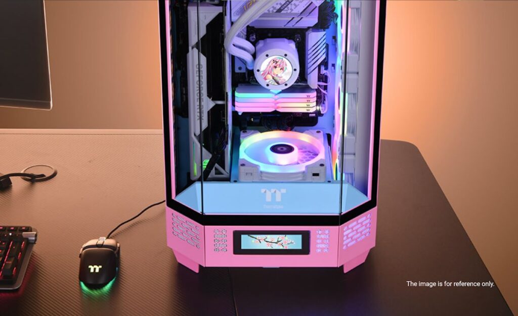 Thermaltake เปิดตัวเคส Tower 300 Series สีใหม่ Bubble Pink 4 tower300 pink air LCD