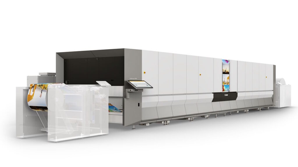 Canon ขยายไลน์อัปเครื่องพิมพ์ระดับอุตสาหกรรม รุกตลาดบรรจุภัณฑ์อาหารและธุรกิจโรงพิมพ์เชิงพาณิชย์ระดับสูง 2 Canon ProStream2000 1