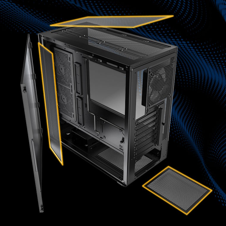 MONTECH XR สานต่อความสำเร็จจากรุ่นเรือธง รองรับการ์ดจอ 40 Series ได้ทุกรุ่น สวยคุ้ม ฟังก์ชันครบ 3 MONTECH XR ภาพ 3