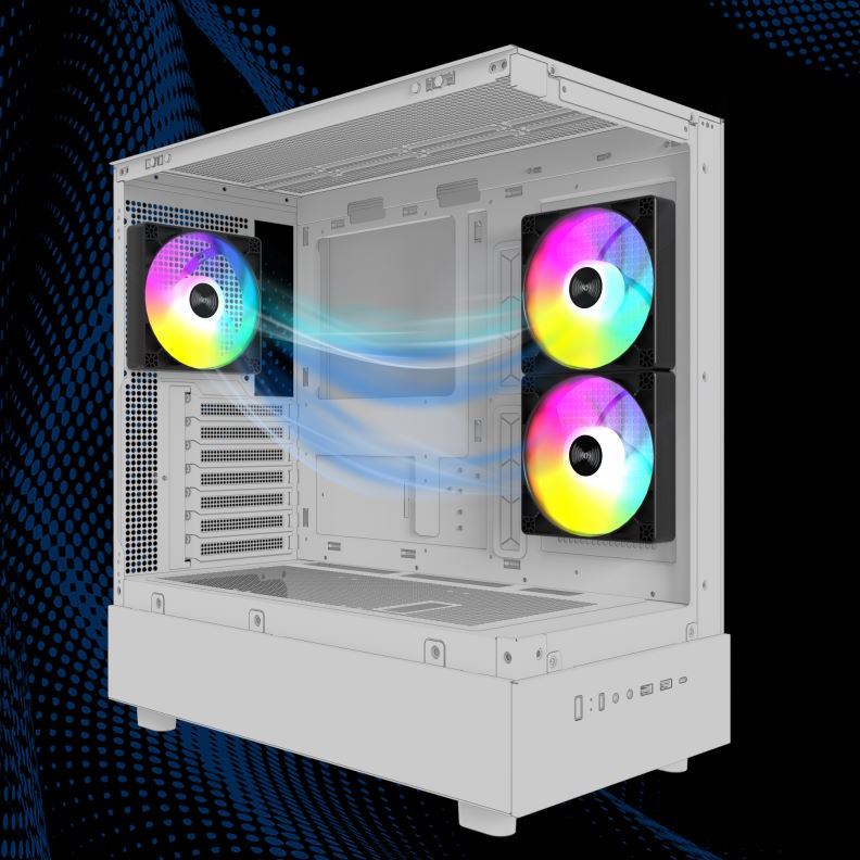 MONTECH XR สานต่อความสำเร็จจากรุ่นเรือธง รองรับการ์ดจอ 40 Series ได้ทุกรุ่น สวยคุ้ม ฟังก์ชันครบ 6 MONTECH XR ภาพ 6