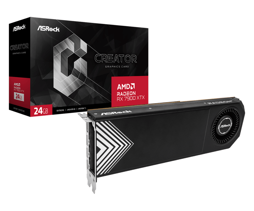 ASRock เปิดตัวกราฟิกการ์ด AMD Radeon™ RX 7900 Creator Series 2 Radeon RX 7900 XTX Creator 24GBL1