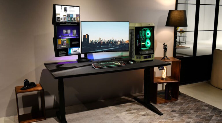 Thermaltake วางจำหน่ายแขนจับจอ มาพร้อมไฟ RGB มีทั้งแบบจอคู่และจอเดี่ยว
