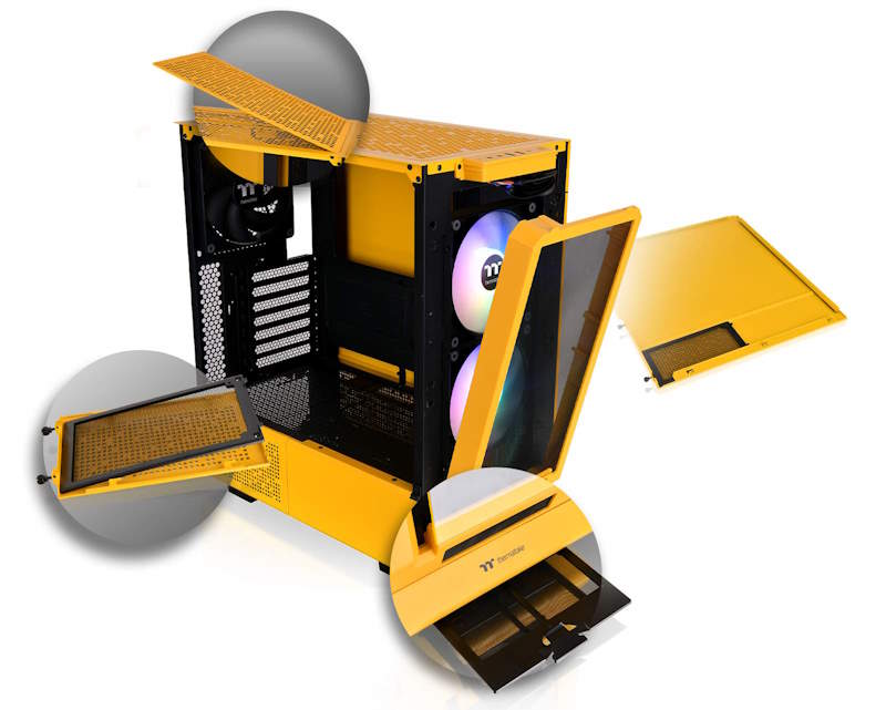 Thermaltake Ceres 350 MX Mid Tower เคสที่รองรับเมนบอร์ดแบบซ่อนคอนเน็คเตอร์ 14