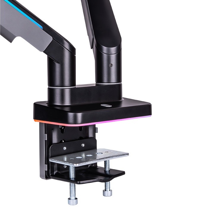 Thermaltake วางจำหน่ายแขนจับจอ มาพร้อมไฟ RGB มีทั้งแบบจอคู่และจอเดี่ยว 4 dual rgb monitor arm img05