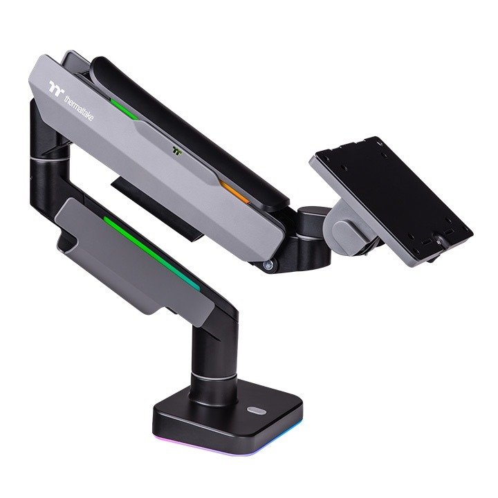 Thermaltake วางจำหน่ายแขนจับจอ มาพร้อมไฟ RGB มีทั้งแบบจอคู่และจอเดี่ยว 14 single rgb monitor arm img02