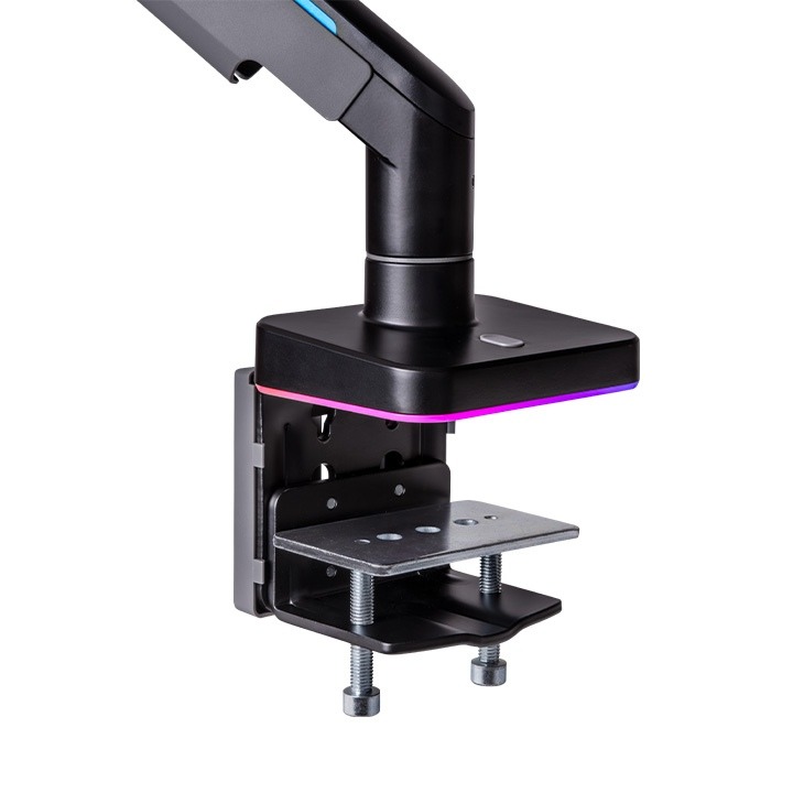 Thermaltake วางจำหน่ายแขนจับจอ มาพร้อมไฟ RGB มีทั้งแบบจอคู่และจอเดี่ยว 12 single rgb monitor arm img05