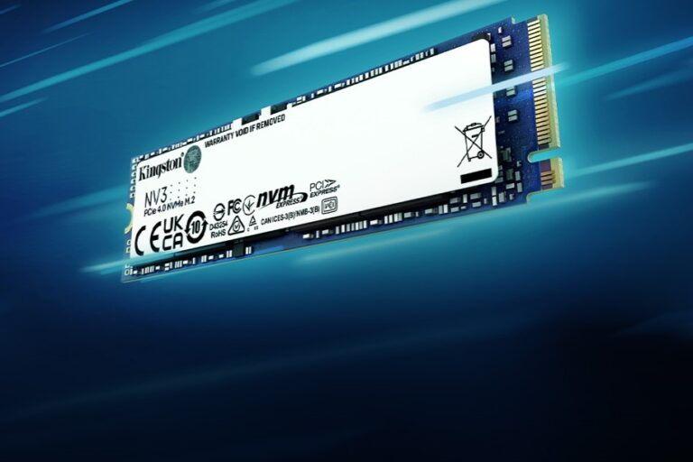 Kingston เปิดตัว NV3 PCIe 4.0 NVMe SSD อัปเกรดเครื่องด้วยความเร็วอ่าน/เขียนสูงสุด 6,000/5,000MB/s