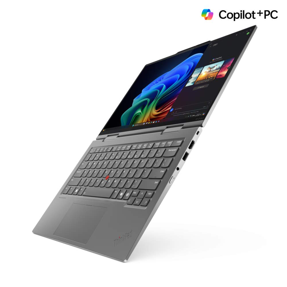 Lenovo เปิดตัวกลุ่มผลิตภัณฑ์ AI ที่ครอบคลุมตั้งแต่แล็ปท็อป โซลูชัน และผลิตภัณฑ์ต้นแบบในงาน Tech World 2024 3 Lenovo ThinkPad X1 2 in 1 10 Luna Grey