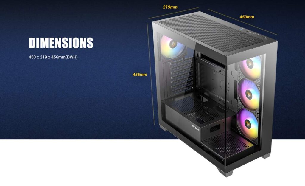 Ascenti พร้อมเสิร์ฟ Antec CX300 RGB ELITE เคสพาโนรามิค 4 พัดลม ราคา 1,590 บาท ความคุ้มค่าที่ทุกคนต้องตะลึง !! 7 Antec CX300 RGB ELITE 9a