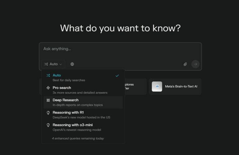 Perplexity AI เปิดตัว Deep Research พร้อมรบกับ AI ทุกค่ายในการหาข้อมูลเชิงลึก