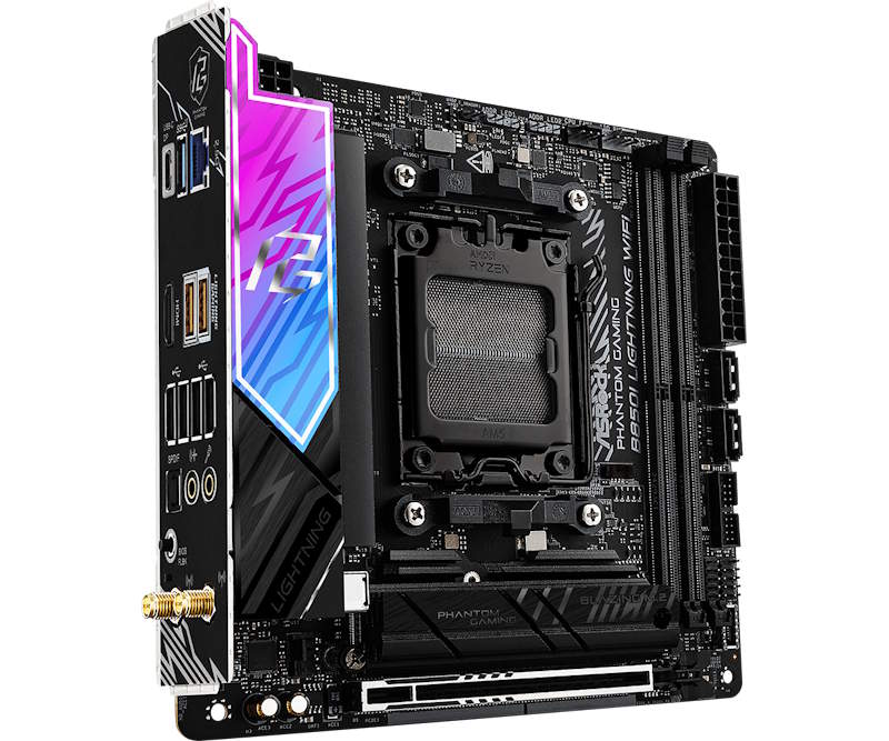 ASRock Phantom Gaming B850I Lightning WiFi พลังแห่งเกมมิ่งในขนาด Mini-ITX 10 B850I Lightning WiFiL4