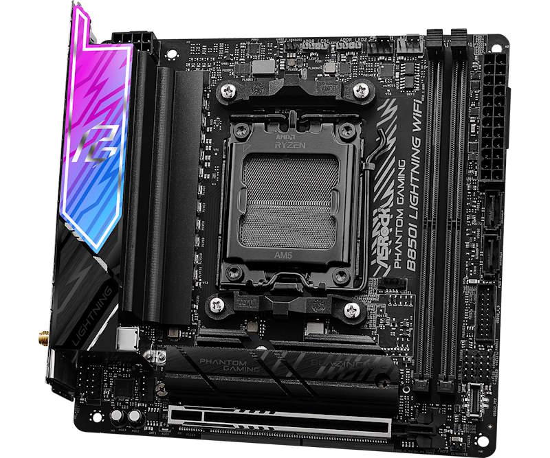 ASRock Phantom Gaming B850I Lightning WiFi พลังแห่งเกมมิ่งในขนาด Mini-ITX 11 B850I Lightning WiFiL5