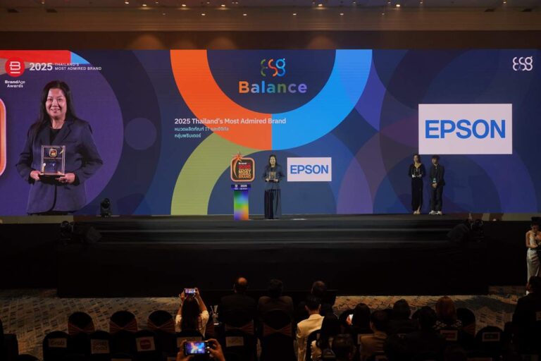 EPSON ยืนหนึ่งในใจผู้บริโภค คว้า 2 รางวัลใหญ่ระดับประเทศ