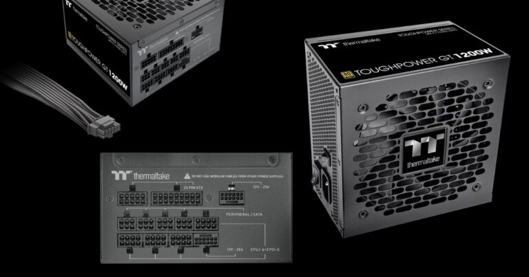 Thermaltake เปิดตัวพาวเวอร์ซัพพลาย Toughpower GT 1000W และ 1200W รองรับ ATX 3.1