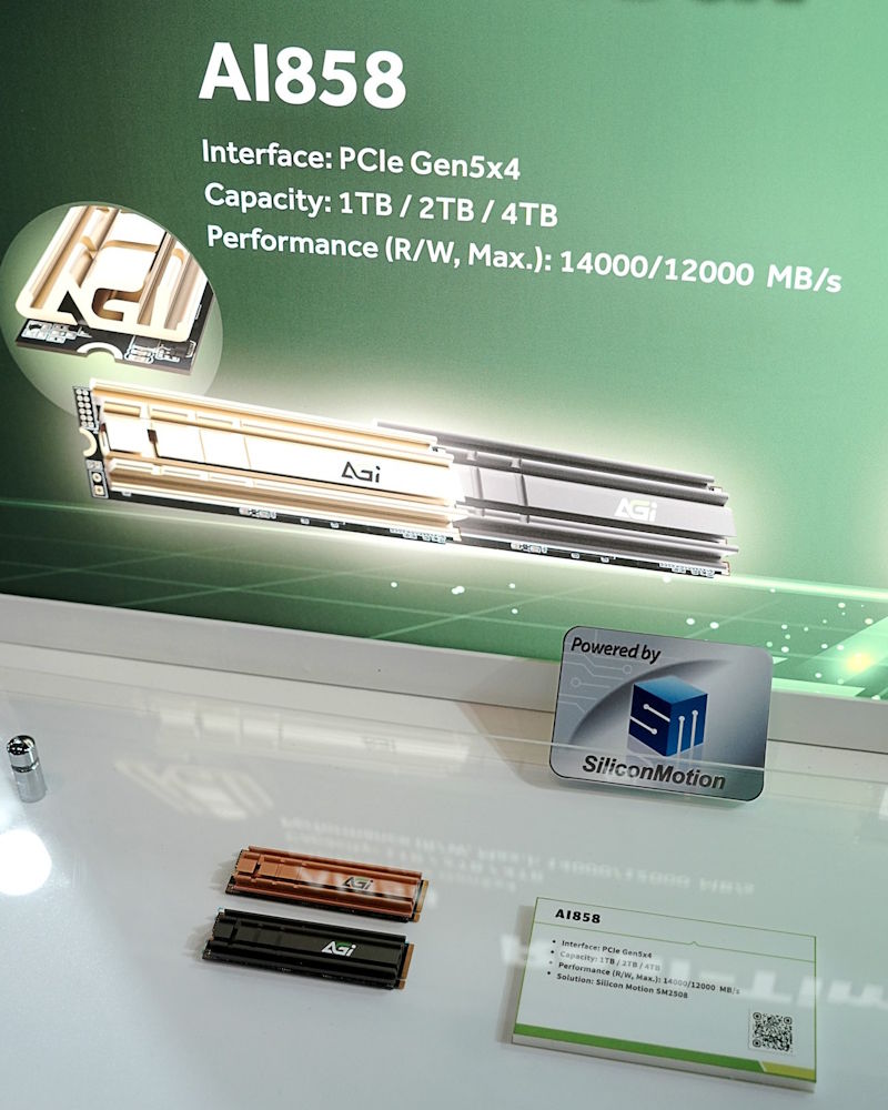 AGI เปิดตัววิสัยทัศน์ใหม่แห่งการจัดเก็บข้อมูลในงาน COMPUTEX 2025 9 AGI SSD PCIe5 1