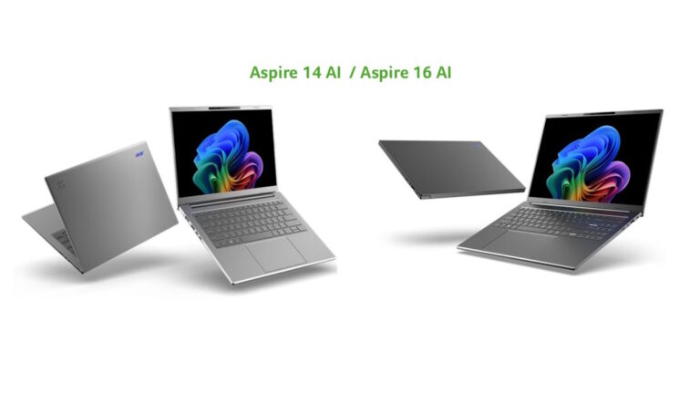 Acer เปิดตัวโน้ตบุ๊ก Aspire AI Series ด้วย Copilot+ PC ใหม่ 6 รุ่น