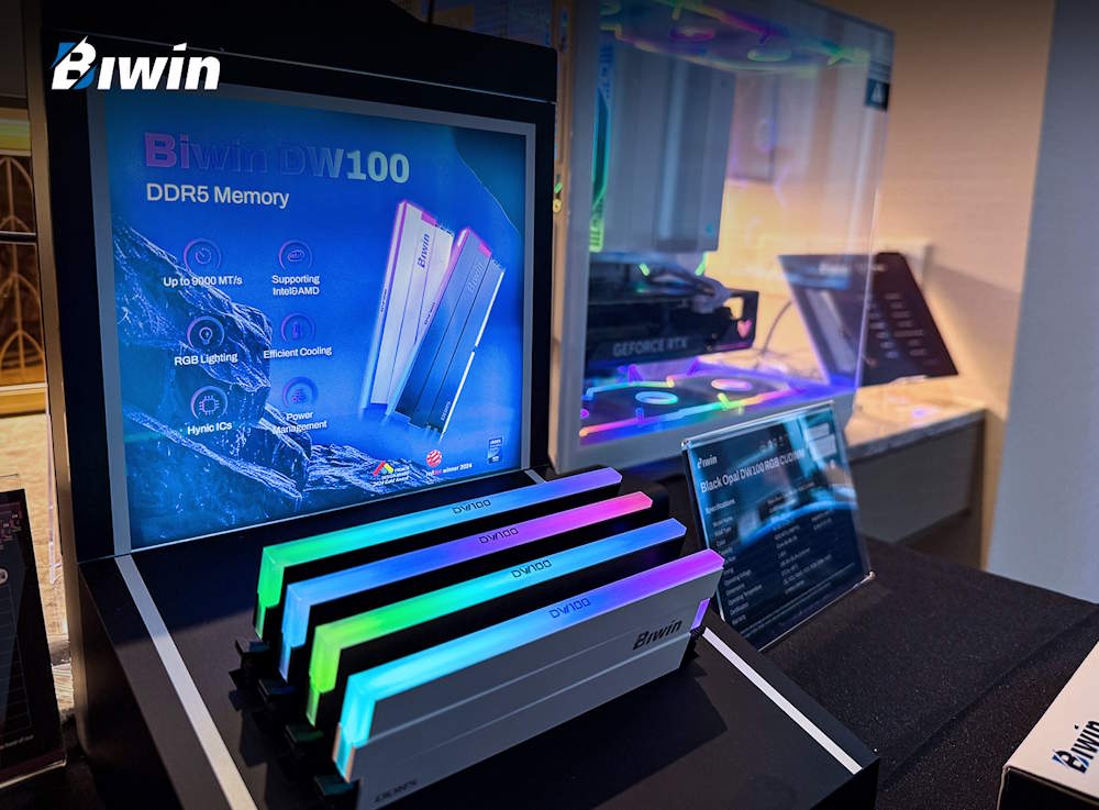 Biwin จัดแสดงโซลูชันจัดเก็บข้อมูลชั้นนำของอุตสาหกรรมในงาน COMPUTEX 2025 3 Biwin DRAM