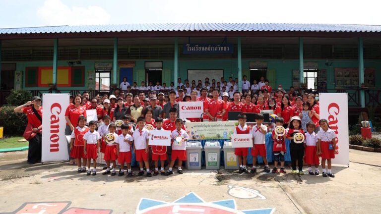 แคนนอน ลุยส่งเสริมการศึกษา จัดกิจกรรม Canon Volunteer ครั้งที่ 41