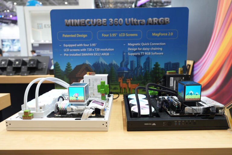 Thermaltake เปิดตัวชุดระบายความร้อน MINECUBE 360 Ultra พร้อมดีไซน์ LCD 4 หน้าจอ