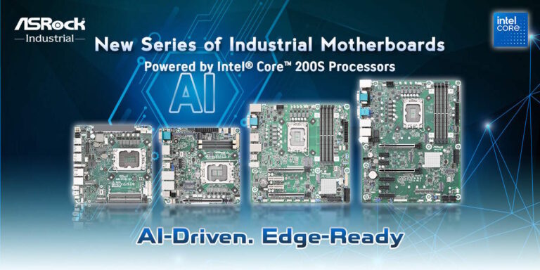 ASRock Industrial เปิดตัวเมนบอร์ดอุตสาหกรรมซีรีส์ใหม่ รองรับ Intel® Core™ 200S สำหรับแอปพลิเคชัน Edge ที่ขับเคลื่อนด้วย AI