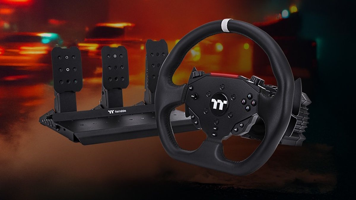Thermaltake G6 Racing Wheel & Pedals Bundle