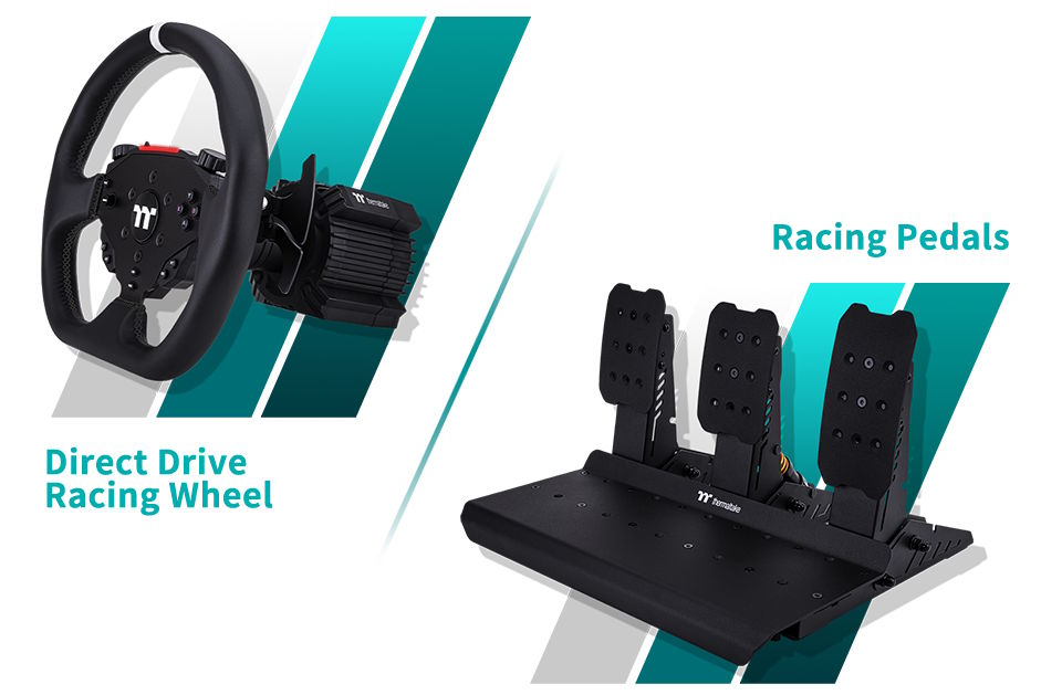 Thermaltake G6 Racing Wheel & Pedals Bundle สัมผัสประสบการณ์นักแข่งมืออาชีพ 2 Thermaltake G6 Racing Wheel & Pedals Bundle