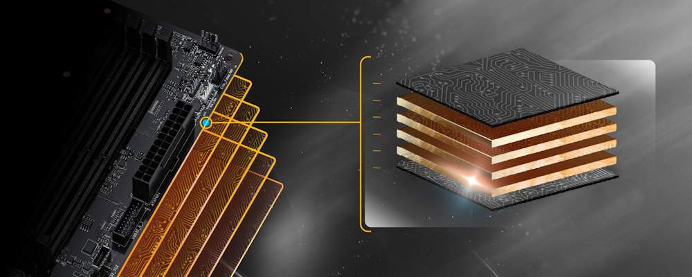 พรีวิวเมนบอร์ด ASRock B860M-X WiFi ความสมดุลของประสิทธิภาพและความคุ้มค่าในขนาดกะทัดรัด 3 6 Layer PCB