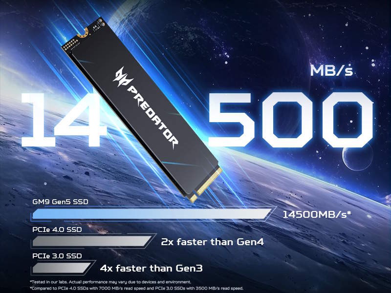 Predator เปิดตัว RAM DDR5 ความจุสูง 192GB และ SSD PCIe Gen5 รุ่นใหม่ ตอบโจทย์นักสร้างสรรค์และมืออาชีพด้าน AI โดยเฉพาะ 4 Predator, SSD