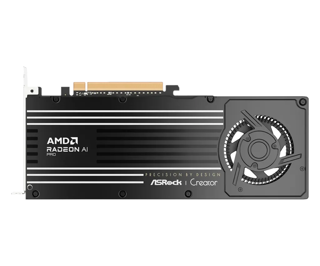 ASRock เปิดตัวกราฟิกการ์ด AMD Radeon AI PRO R9700 สองรุ่นใหม่ ยกระดับงานพัฒนา AI 5 ASRock AMD Radeon AI PRO R9700 Creator 32GB (R9700 CT 32G)