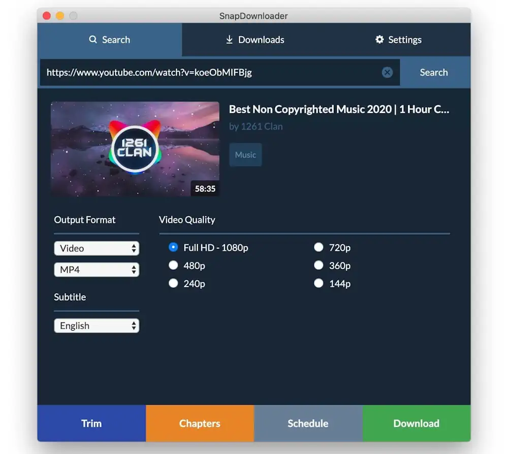 5 สุดยอดโปรแกรมฟรีช่วย Download ในปี 2025 4 SnapDownload