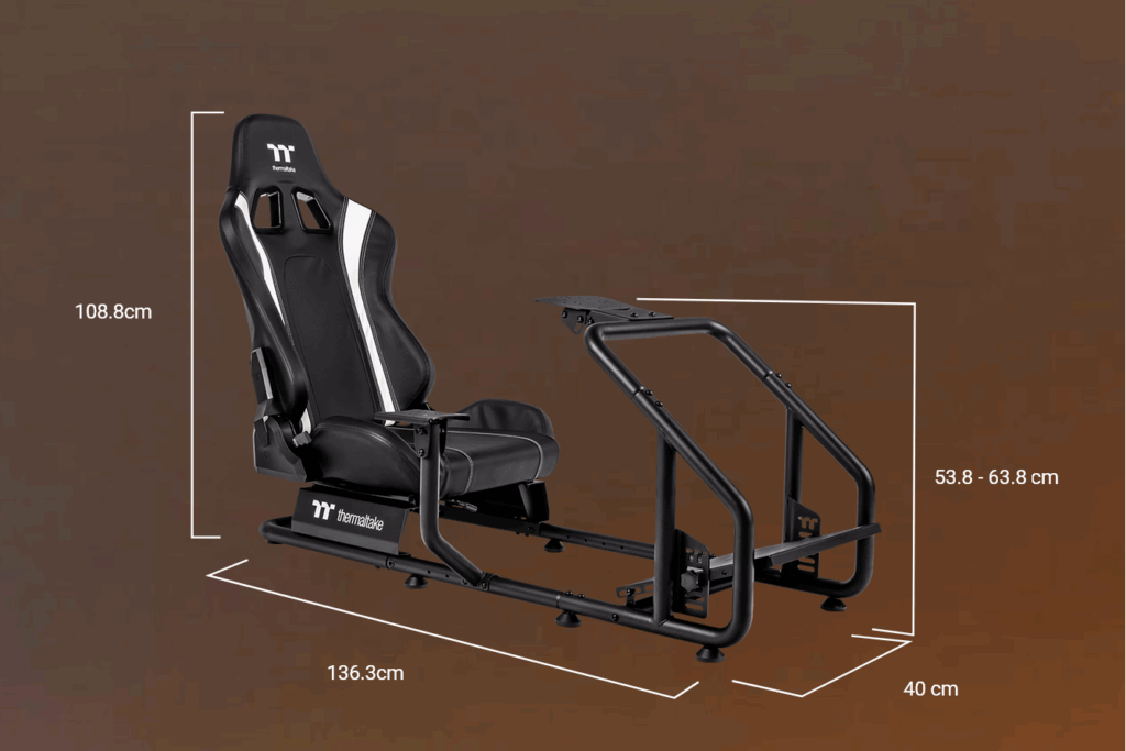 Thermaltake GR300 Racing Simulator Cockpit – สัมผัสประสบการณ์สนามแข่งที่บ้านของคุณ 8 Thermaltake GR300 Racing Simulator Cockpit