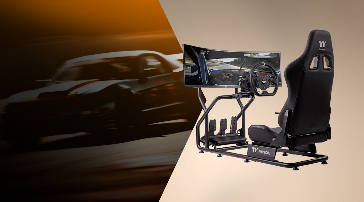 Thermaltake GR300 Racing Simulator Cockpit – สัมผัสประสบการณ์สนามแข่งที่บ้านของคุณ 1 GR300-Racing-Simulator