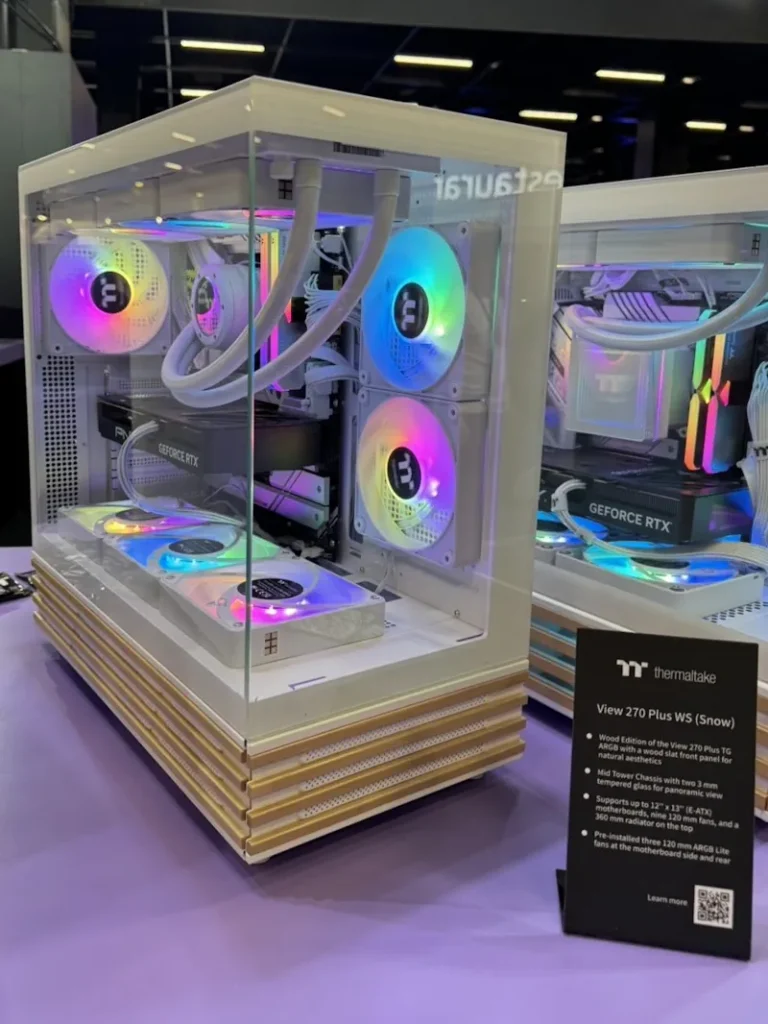 Thermaltake เปิดตัวเคส "Wood Series" ใหม่ล่าสุดในยุโรปที่งาน Gamescom 2025 สัมผัสแห่งธรรมชาติสำหรับคอมพิวเตอร์ของคุณ 4 Thermaltake Nordic Wood Series 4